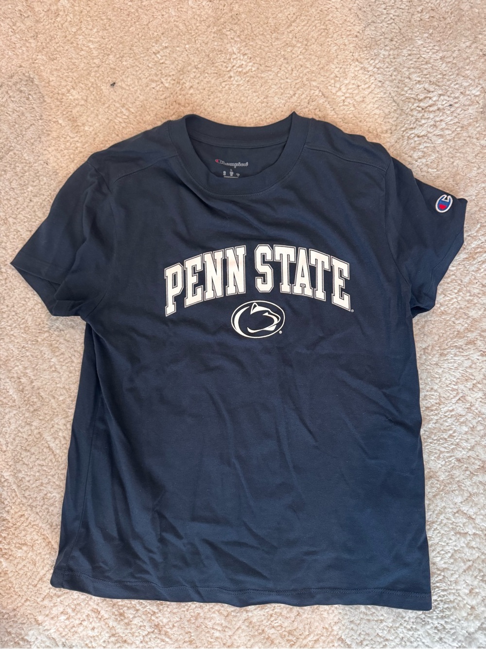 Champion Navy Penn State Graphic Tee
